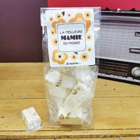 NostalGift.com - Nougat tendres X15 - "La meilleure mamie du monde" - Cadeau Mamie