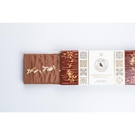 El Toro - Polvorón Nougat Bar El Toro - Enrobage de chocolat praliné - 180 grammes - Pâtisserie galicienne et bonbons - Produ