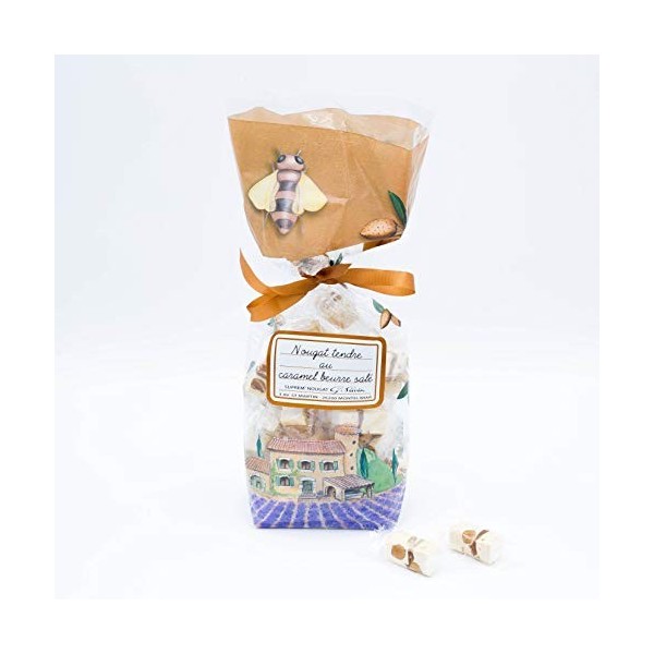 Sachet de nougat tendre au caramel beurre salé - 200g