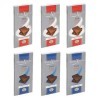 Paquet de 6 chocolats sans sucres ajoutés Antiu Xixona. 3 x Chocolats au lait & 3 x Chocolats purs