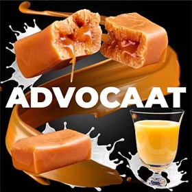 KROWKOMANIA CRAFT POLISH FUDGE Caramels Fondants - Saveur dAdvocaat - Fabrication Artisanale - Bonbons Faits à la Main et Fr