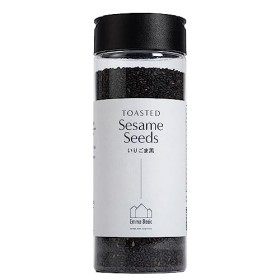 Emma Basic Graines de sésame noires grillées 140g | Riche en fibres | source de protéines | Végétalien | Arôme riche | Antiox