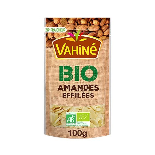 VAHINE - Amandes Effilées Bio 100 g
