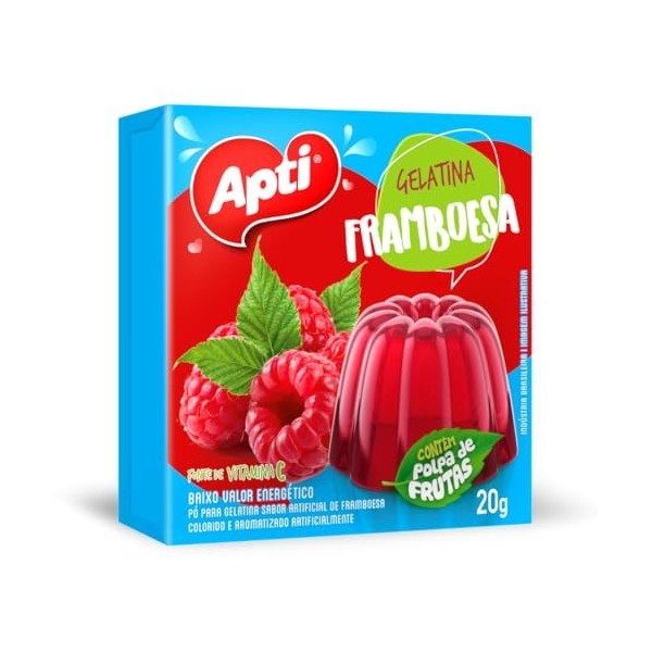 Poudre de framboise apti - 20gr Apti Gelatina Pó Framboesa Apti - 20gr