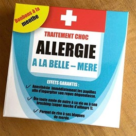 Inconnu PILLULES Humour ALLERGIE À LA Belle MÈRE