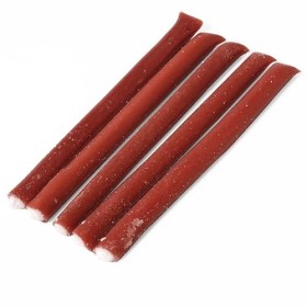 Maxilin - Sachet de 90 g de bonbons goût fraise avec centre en cristal au goût fraise - Convient aux végétariens et végétalie