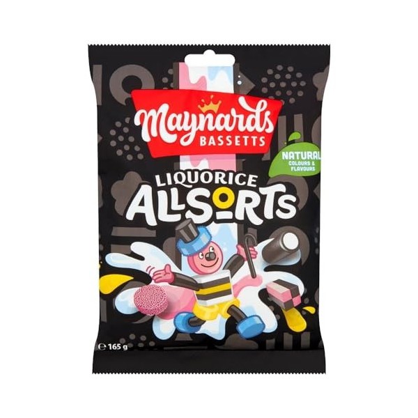 Bassetts Réglisse Assortiment - 165 g - Paquet de 1