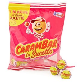 Carambar Bonbon Sucettes Caramel 84 g & Bonbons Minis Mix 220 g