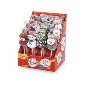 Sucettes Gélifiées de Noël - 4 sucettes - multicolore