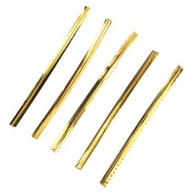 CRAKES Lot 200 Dore Attache Fil Fer Twist Tie Sachet Bonbons Sucettes