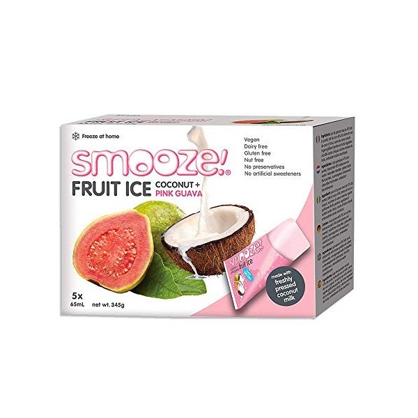 Ice Lollies - Pink Guava and Coconut, Pack of 3