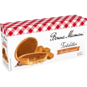 Bonne Maman, Tartelettes Chocolat Lait Caramel, 135g