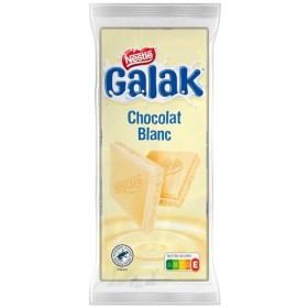Galak - Tablette Chocolat Blanc - 2x100g - Lot de 2