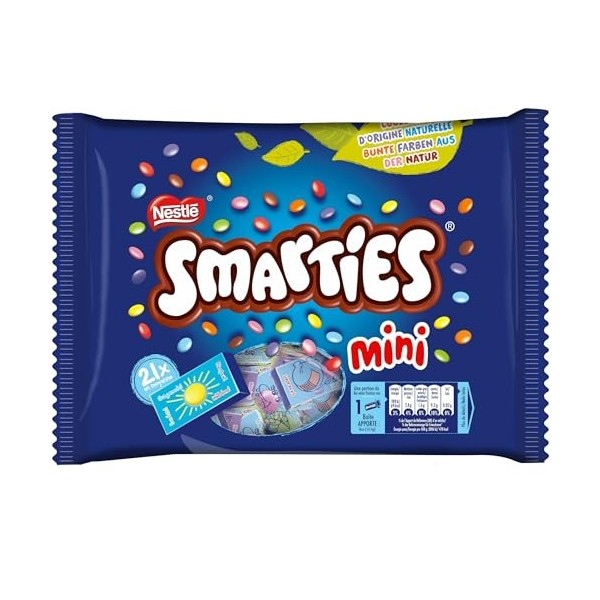 Smarties - Mini Bonbons Chocolatés - Le sachet de 315g [Lemballage peut varier]