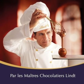 Lindt - Boîte festive - Assortiment de Chocolats au Lait, Noirs et Blancs - Idéal pour Noël, 690g