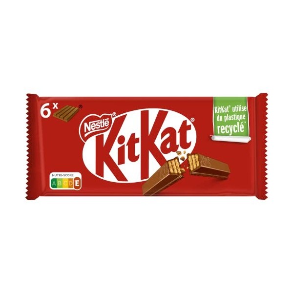 KitKat - Barre Chocolat au Lait - 6 sachets de 41,5 g