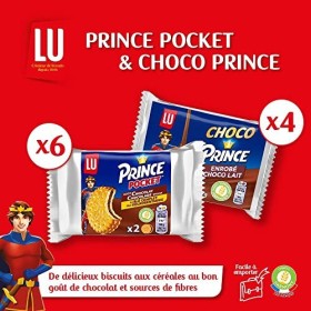 LU - La Boîte à Goûter - 1 Mois de Goûters* Enfant - 30 Biscuits et Gâteaux Individuels - Prince Pocket et Choco Prince, Pépi