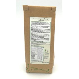 Graines de chanvre entières alimentaires – 100 % italiennes – Riche de FIBRE, OMEGA 3 et OMEGA 6 – 250 g