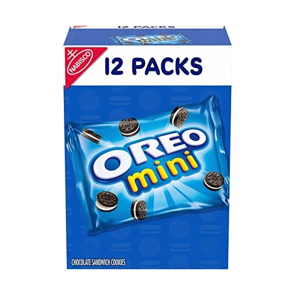 Biscuits Oreo Mini - 12 Sachets/Portions Individuelles 12x28g 