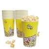 Lot de 44 boîtes à popcorn réutilisables en carton de 1304 g pour popcorn classiques pour soirées cinéma, carnavals, collecte