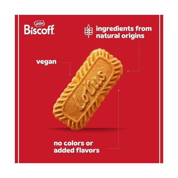 LOTUS - Biscuits Individuels Caramélisés Biscoff Original Paquet de 300 - format restauration 