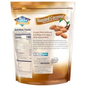 Blue Diamond Almonds Toasted Coconut Oven Roasted 14 Ounce by Blue Diamond Growers