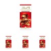 Lindt - Tablettes Praliné Noisettes LES GRANDES - Chocolat Noir, 225g