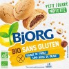 BJORG - Biscuits Petit Fourrés Noisette - Bio et Sans Gluten - Farine Complète de Sarrasin - Sans Huile de Palme - Source de 