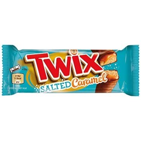 TWIX - Barres chocolat au lait, caramel beurre salé et biscuits - 5 sachets de 46g - 230g