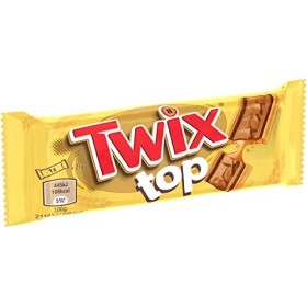 TWIX TOP - Biscuit chocolat au lait et caramel - 10 biscuits individuels - 210g