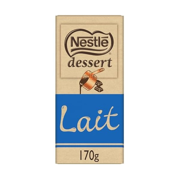 Nestlé Dessert - Chocolat au Lait - Tablette de 170g