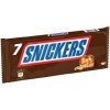SNICKERS - Barre chocolat au lait, cacahuètes et caramel - 7 barres individuelles de 50g - 350g