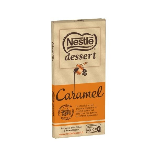Nestlé Dessert - Chocolat au Lait Caramel - tablette de 170g