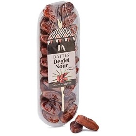 MAÎTRE PRUNILLE - JA - Dattes Deglet Nour Moelleuses - Fruits Secs Plaisir - Source De Magnésium, Potassium, Phosphore - Aide