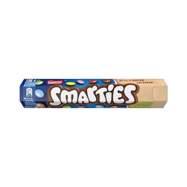 Smarties - Bonbons Chocolatés - Tube géant de 130g