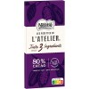 Nestlé Les Recettes de LAtelier - Tablette Chocolat Noir 80% Juste 3 Ingrédients - 100g