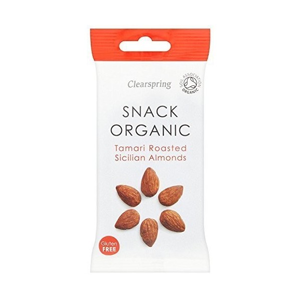 Clearspring Organic Tamari Roasted Almonds 30g by Clearspring