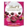 Lindt - Sachet de billes Framboise & Cranberry SENSATION FRUIT - Chocolat Noir, 160g