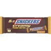 SNICKERS CREAMY - Barre chocolat au lait, caramel et beurre de cacahuètes - 5x2 barres de 36,6g - 182,5g