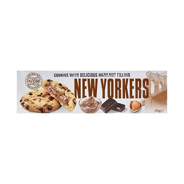 The Biscuit Collection Cookies au chocolat et noisettes - New Yorkers - Le paquet de 175 g