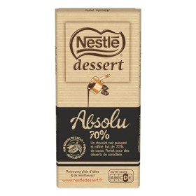 Nestlé Dessert - Chocolat Noir Absolu à Pâtisser - tablette de 170g