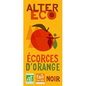 ALTER ECO - Tablette Chocolat Noir Fruit de la Passion - Bio & Équitable - Origine Équateur - 100 g