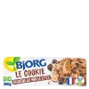 BJORG - Le Cookie Chocolat Noisettes - Biscuits Bio - À la Farine de Blé Complet - Sans Huile de Palme - Source de Fibres, Fe
