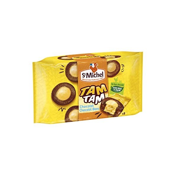 ST MICHEL Tam Tam Chocolat Blanc x 8