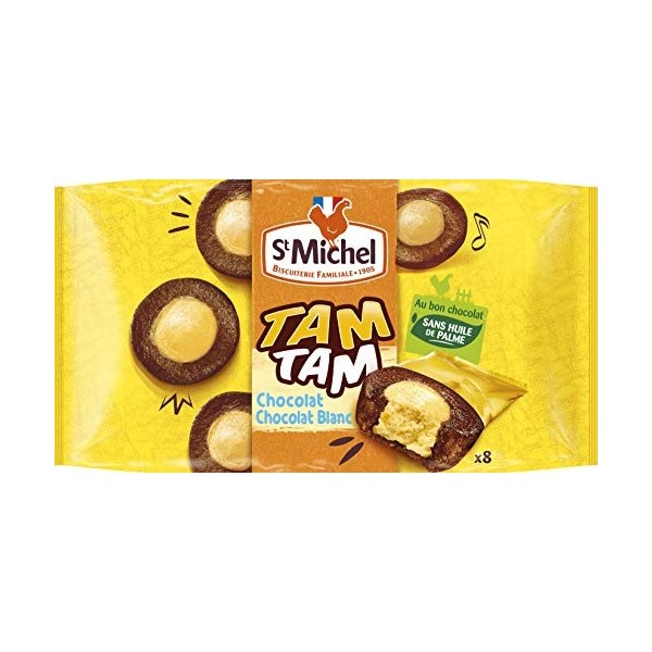 ST MICHEL Tam Tam Chocolat Blanc x 8