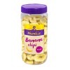 MAÎTRE PRUNILLE - Bananes Chips - Fruits Secs Festif - Riche En Fibres Et Vitamines - Pour Un Snack Ou Apéritif - Bocal 275 g
