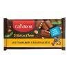 CANDEREL – Barres Choco - Chocolat au lait et amandes croustillantes - sans sucre ajouté | 3 X 27g