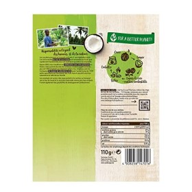 Seeberger Chips de coco&nbsp;: Lamelles de coco d’Afrique de l’Ouest croquantes - savoureuses et arômatiques - production sociale 