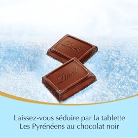 Lindt - Tablette LES PYRENEENS - Chocolat Noir fondant, 150g