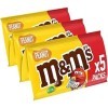 M&MS PEANUT - Bonbons chocolat au lait et cacahuètes - 5 sachets de 45g